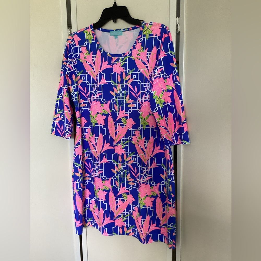 SPF dress Anthony’s Resort Wear dress Sz S UPF 50 vacation swim sun protection